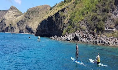 Tour de aventura con tabla de SUP, remo y esnórquel
