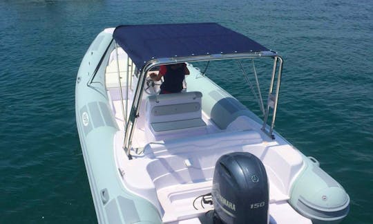 Predator 7.3 Rigid Inflatable Boat Rental in Forio