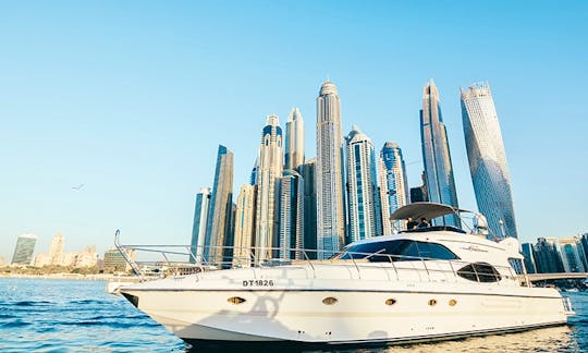 70' Prime Yacht Rental in Dubai Marina, Dubai for 22 person!