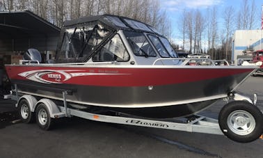 24 ft Hewescraft Sea Runner Fishing Boats Rental in Seward, AK