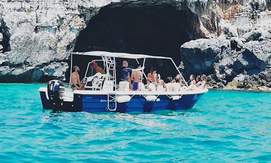 Visita in barca alle grotte di Leuca lit. Ionio/Adriatico