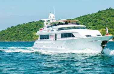 Broward 110 Luxury Super Yacht Charter in Pattaya, Thailand