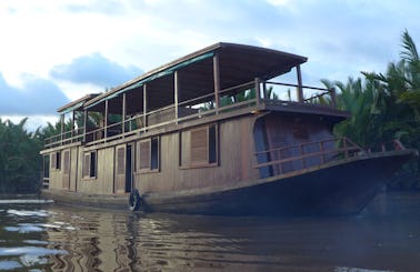 59 ft Houseboat KM Sekonyer Rental in Arut Selatan, Indonesia