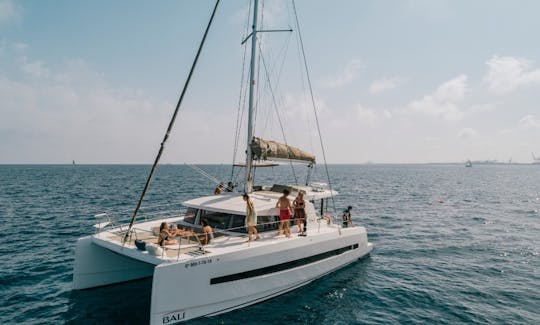 Unique catamaran experience in Barcelona