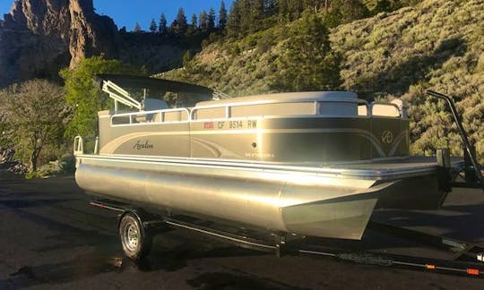 21' Avalon GS 2185 Pontoon Boat Rental in Zephyr Cove, Nevada