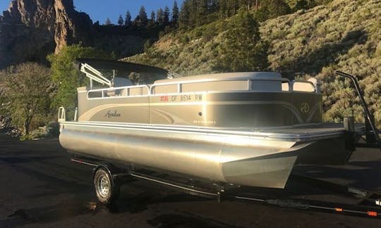 21' Avalon GS 2185 Pontoon Boat Rental Lake Tahoe