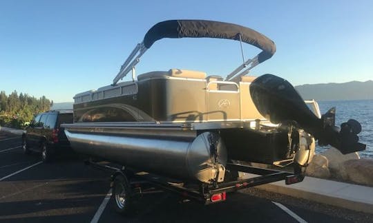 21' Avalon GS 2185 Pontoon Boat Rental Lake Tahoe