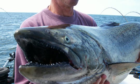 Nothing Beats A Great Day Of Fishing In Sodus Point, New York On 31' Baha Cruiser!