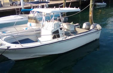 24' Boston Whaler Center Console for 10 People in Nassau