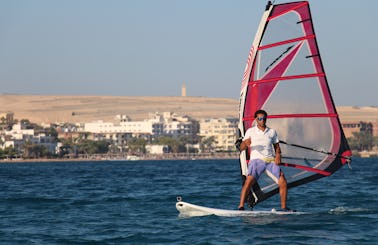 Amazing windsurfing with WWS-instructors of Kite-Active Team in Red Sea, Hurghada