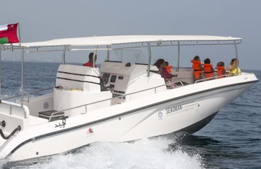SEA OMAN 32ft Powerboat with skipper