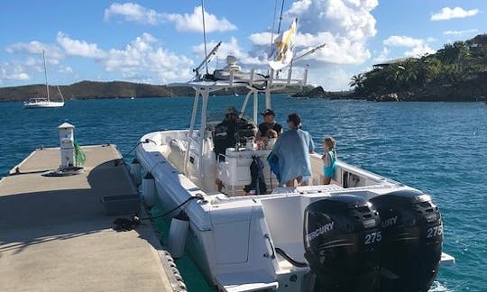 35 ft Intrepid Center Console Rental in Cruz Bay