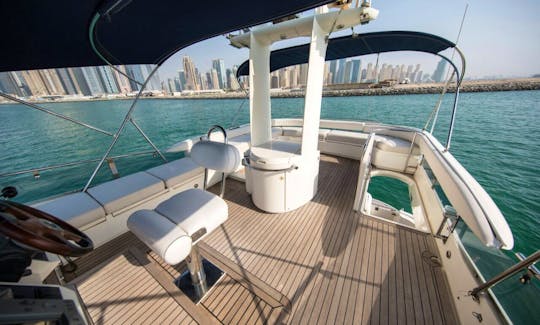 65 ft Fairline Luxury Yacht Rental for 28 People In Dubai