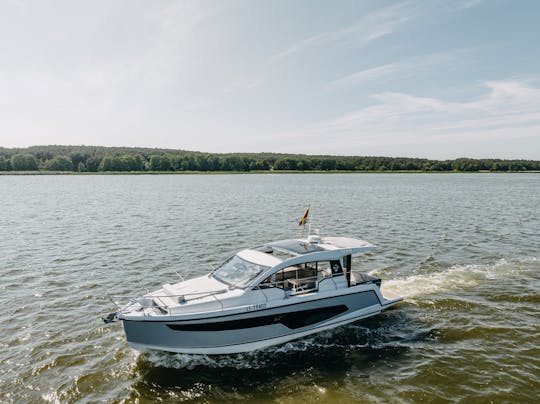 Daily charter with new Sealine C335 GREY in Klaipeda,  Baltic, Lithuania