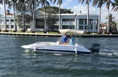 21' NauticStar Deck Boat Rental in Fort Lauderdale for up to 6 guests