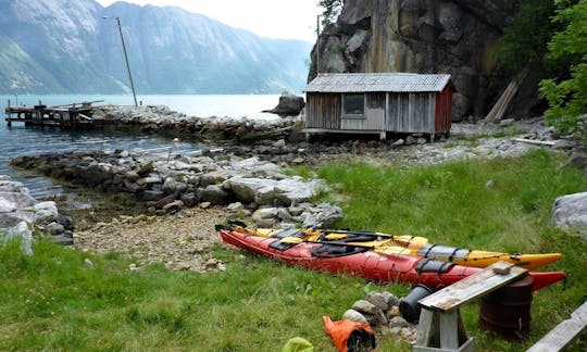 Aluguel de caiaque duplo em Jørpeland, Noruega!