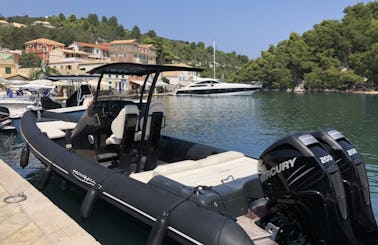 Techonull 909 RIB for 8 Person Available (Rent this boat only with Skipper) in Agios, Georgios