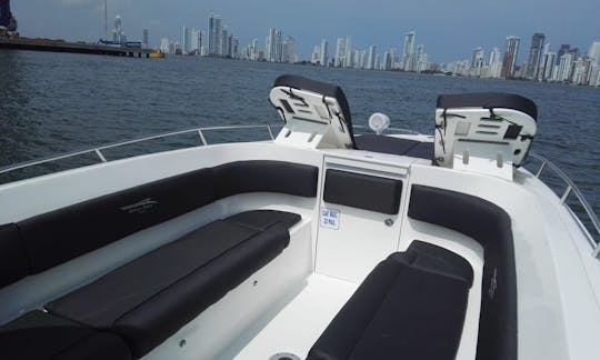 41ft Center console charter in Cartagena, Colombia