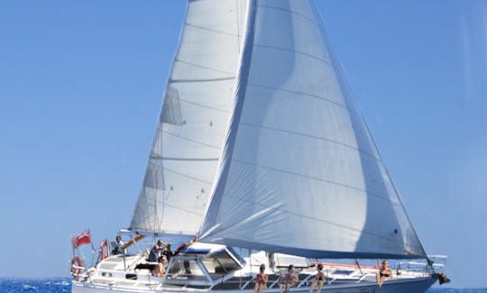 Freewind under full sail