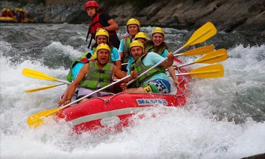 Aventura de rafting em Şenyamac Koyu, Turquia