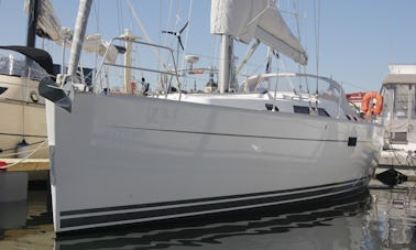 Hanse 430 Sailboat for 8 People in the Gulf of Tallinn, Estonia