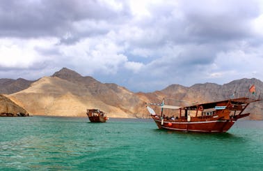 Full-Day Khasab Dhow Cruise for 25 People in Al Khasab, Oman