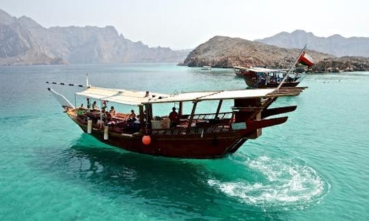 Traditional Omani Dhow Boat Cruises on the Historical Telegraphic Island