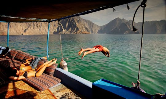 Traditional Omani Dhow Boat Cruises on the Historical Telegraphic Island