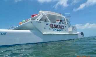 Unique and Awesome Adventure in Islamorada onboard 33' Power Catamaran