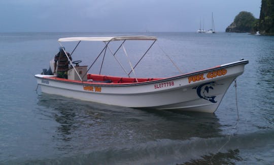 A melhor aventura terrestre e marítima, Santa Lúcia