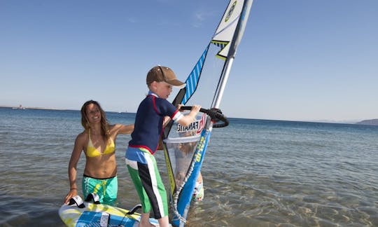 Aula de windsurf e aluguel em Izmir, Turquia