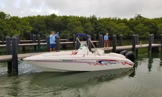 25' Baja Sport Powerboat with Captain in North Miami Beach, Florida