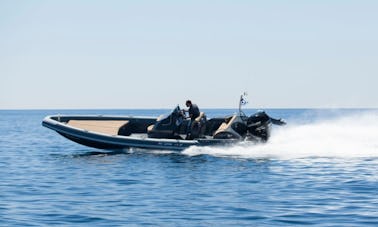 29' Fost Revolution Rigid Inflatable Boat READY TO WELCOME YOU AND TRAVEL YOU TO ATHENS RIVIERA  DEPARTURE DAILY FROM LAGONISI , VARKIZA, AND GLYFADA.  PRICE IS WITHOUT FUEL