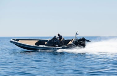 29' Fost Revolution Rigid Inflatable Boat READY TO WELCOME YOU AND TRAVEL YOU TO ATHENS RIVIERA  DEPARTURE DAILY FROM LAGONISI , VARKIZA, AND GLYFADA.  PRICE IS WITHOUT FUEL