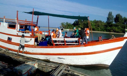 40ft Trawler Fishing Charter for 5 People in Ngwesaung, Myanmar