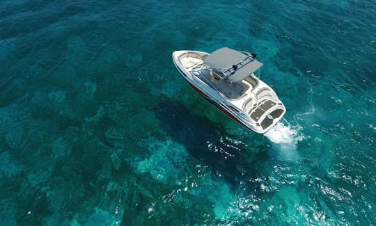 5 ⭐️ Yamaha de 23 minutes - Visite privée du banc de sable d'El Cielo Cozumel