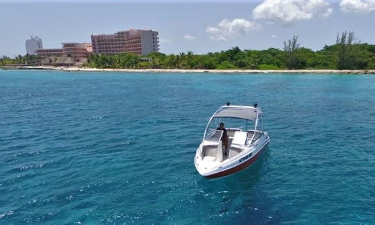 5 ⭐️ Yamaha de 23 minutes - Visite privée du banc de sable d'El Cielo Cozumel
