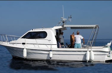 Kreta Mare Cruiser 8.98 Fishing Charter in Paphos with Captain Constantinos