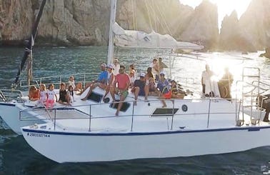 Private Charter on a 38ft Cruising Catamaran for Up to 15 People in Cabo San Lucas, Mexico