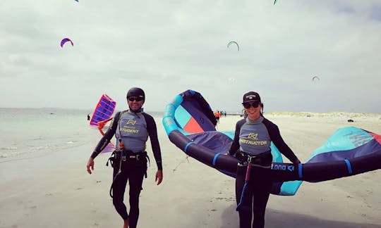 Kiteboarding Lesson with Duotone Kiteboarding Gear and IKO Certified Instructor in Langebaan