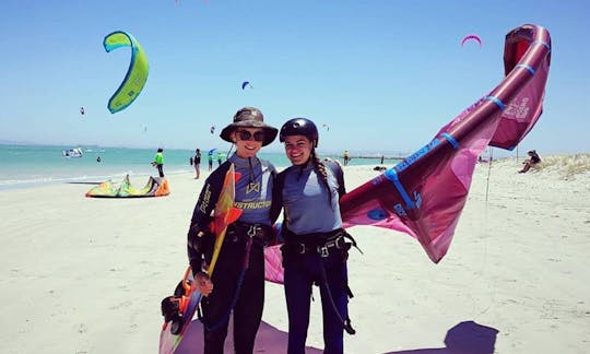 Kiteboarding Lesson with Duotone Kiteboarding Gear and IKO Certified Instructor in Langebaan