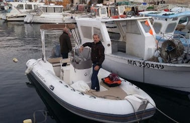 Capelli Tempest 600 RIB Boat with 115 Hp Yamaha Outboard Rental in Marseille