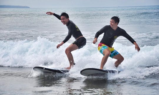 Fun Surf Lessons with Amazing and Professional Instructor in Bali, Indonesia