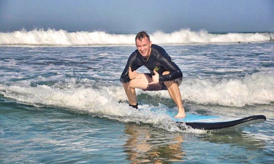 Fun Surf Lessons with Amazing and Professional Instructor in Bali, Indonesia