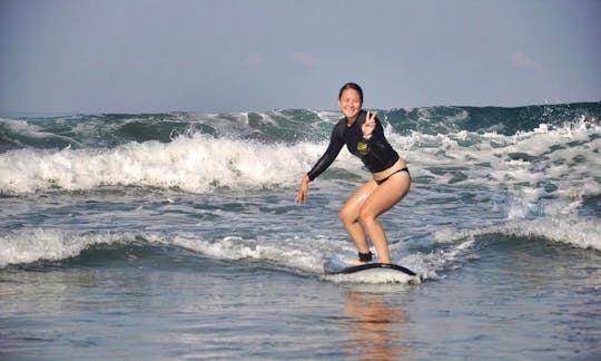 Fun Surf Lessons with Amazing and Professional Instructor in Bali, Indonesia