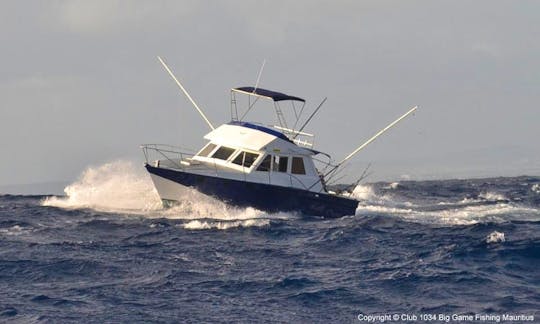 40ft Fisherman Charter for 6 Anglers in Cap Malheureux, Mauritius
