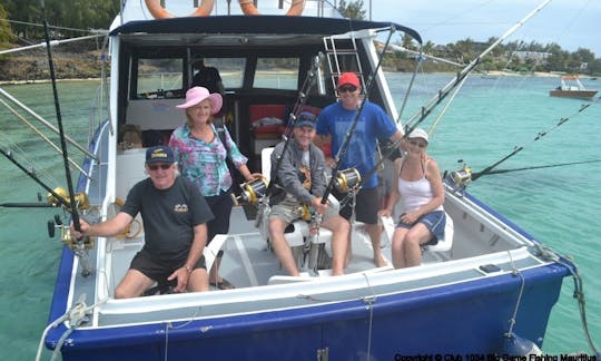 40ft Fisherman Charter for 6 Anglers in Cap Malheureux, Mauritius