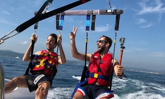 Parasailing Adventure in Saint-Tropez, France