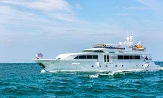 Magnificent 110' Broward Luxury Superyacht for Charter in Pattaya, Thailand