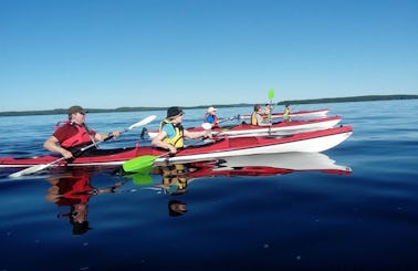 Double Fibergkass Kayaks for Rent in Kuopio